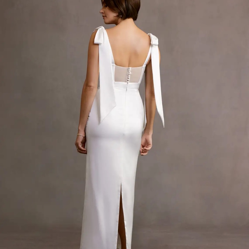Azazie Loey Diamond White Bridal Dress